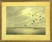 KNAPP J.D. Ducks In Flight KNAPP J.D. Ducks In Flight