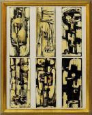 KNAPP Stefan Design For Six Stained Glass Windows, Carmel College Synagogue KNAPP Stefan Design For Six Stained Glass Windows, Carmel College Synagogue