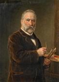 KNAUS Ludwig Self-portait With A Painter's Palette KNAUS Ludwig Self-portait With A Painter's Palette