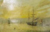 KNELL William Adolphus Shipping Scene KNELL William Adolphus Shipping Scene