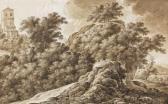 KOBELL Franz Innocenz Felsige Landschaft Mit Turm KOBELL Franz Innocenz Felsige Landschaft Mit Turm