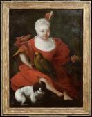 koch johann georg Portrait Of The Countess Mualia Beligica Zu Ysenburg koch johann georg Portrait Of The Countess Mualia Beligica Zu Ysenburg