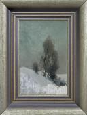 KOCHANOWSKI Roman Winter Landscape With Poplars KOCHANOWSKI Roman Winter Landscape With Poplars