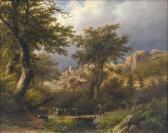 KOEKKOEK Barend Cornelis Romantische Landschaft Mit Rinderhirt KOEKKOEK Barend Cornelis Romantische Landschaft Mit Rinderhirt