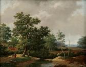 KOEKKOEK Hendrik Pieter Heidegezicht Met Koppel Figuren KOEKKOEK Hendrik Pieter Heidegezicht Met Koppel Figuren