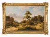 KOEKKOEK Hendrik Pieter Hikers In Landscape KOEKKOEK Hendrik Pieter Hikers In Landscape