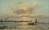 KOEKKOEK Jan Hermann Barend Gezigt Op De Maas Voor Rotterdam KOEKKOEK Jan Hermann Barend Gezigt Op De Maas Voor Rotterdam