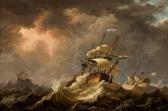 KOEKKOEK Jan Hermann Barend Ships On Rough Seas KOEKKOEK Jan Hermann Barend Ships On Rough Seas