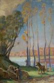 KOGEVINAS Lykourgos / Lic Mythical Scene In A Wooded Landscape KOGEVINAS Lykourgos / Lic Mythical Scene In A Wooded Landscape