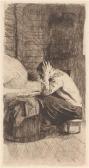 KOLLWITZ Kathe Frau An Der Wiege KOLLWITZ Kathe Frau An Der Wiege