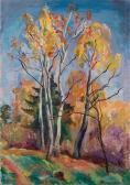 KONCHALOVSKY Piotr Petrovich Birch Tree In Autumn KONCHALOVSKY Piotr Petrovich Birch Tree In Autumn
