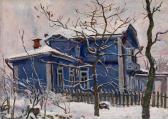 KONCHALOVSKY Piotr Petrovich First Snow. Blue Dacha KONCHALOVSKY Piotr Petrovich First Snow. Blue Dacha