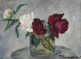 KONCHALOVSKY Piotr Petrovich Roses In A Vase KONCHALOVSKY Piotr Petrovich Roses In A Vase