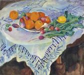 KONCHALOVSKY Piotr Petrovich Still Life. Oranges And Radishes. KONCHALOVSKY Piotr Petrovich Still Life. Oranges And Radishes.