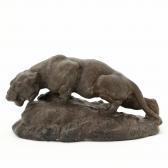 KONGSTRAND Søren Earthenware Figure Modelled In The Shape Of A Tiger KONGSTRAND Søren Earthenware Figure Modelled In The Shape Of A Tiger