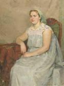 KONSTANTINOVICH Ruskevich Vecheslav Helga, The Artist's Wife KONSTANTINOVICH Ruskevich Vecheslav Helga, The Artist's Wife