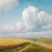 konstantinovich klodt von jurgensburg baron mikhail Russian Harvest Landscape konstantinovich klodt von jurgensburg baron mikhail Russian Harvest Landscape