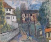 KOPMAN Benjamin D. Village Street Scene KOPMAN Benjamin D. Village Street Scene