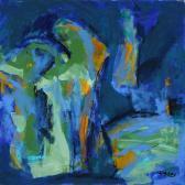 KORNERUP BANG Randi Composition In Blue KORNERUP BANG Randi Composition In Blue