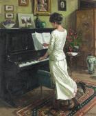 KORTE de Hennie Woman At The Piano KORTE de Hennie Woman At The Piano