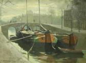 KORTHALS Jan Schuiten In Amsterdamse Gracht KORTHALS Jan Schuiten In Amsterdamse Gracht