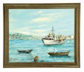 koscaya Seascape With Boats koscaya Seascape With Boats