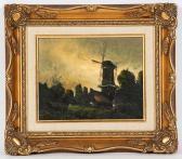 KOSTER Antonius H., Toon Dusk At The Windmill KOSTER Antonius H., Toon Dusk At The Windmill