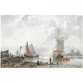 KOSTER Everhardus Shipping On A River KOSTER Everhardus Shipping On A River