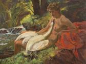 KOSVANEC Vlastimil Leda With The Swan KOSVANEC Vlastimil Leda With The Swan