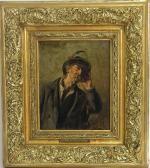 KOTSCHENREITER G. Hugo Halbportrait Eines Bauern KOTSCHENREITER G. Hugo Halbportrait Eines Bauern