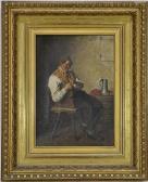 KOTSCHENREITER G. Hugo Pfeiferauchender Bauer. KOTSCHENREITER G. Hugo Pfeiferauchender Bauer.