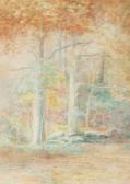 KOTZ Daniel Forest View With Flowering Bushes KOTZ Daniel Forest View With Flowering Bushes