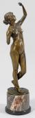 KOWALCZEWSKI Paul Ludwig Jugendstil-aktstatuette KOWALCZEWSKI Paul Ludwig Jugendstil-aktstatuette