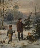 KRÜGER Franz Ludwig August
Father And Son In A Wintry Forest Cutting Down A Tree KRÜGER Franz Ludwig August
Father And Son In A Wintry Forest Cutting Down A Tree