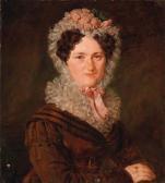 KRAFFT-STEINER Barbara Portrait Of A Woman With Mob Cap KRAFFT-STEINER Barbara Portrait Of A Woman With Mob Cap