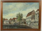 KRANENBURG Hendrik Cornelis Hollands Straatbeeld KRANENBURG Hendrik Cornelis Hollands Straatbeeld