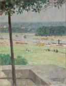 KRAUSE William Die Elbe Bei Dresden KRAUSE William Die Elbe Bei Dresden