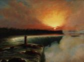 KRIEGHOFF Cornelius David Niagara Falls At Sunset KRIEGHOFF Cornelius David Niagara Falls At Sunset