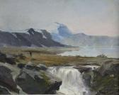 KROHN Olaf Paysage Lacustre Suédois KROHN Olaf Paysage Lacustre Suédois