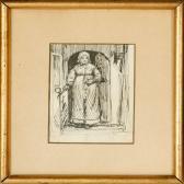 KROHN Pietro Studies Of Women, A Man And A Donkey KROHN Pietro Studies Of Women, A Man And A Donkey