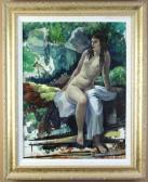 KROLL Leon A. Nude In A Landscape KROLL Leon A. Nude In A Landscape