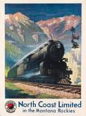 KROLLMAN Gustav North Coast Limited In The Montana Rockies , Northern Pacific KROLLMAN Gustav North Coast Limited In The Montana Rockies , Northern Pacific