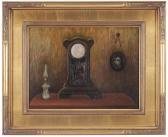 KRUSE Alexander Zerdin Clock With Abe Lincoln Portrait KRUSE Alexander Zerdin Clock With Abe Lincoln Portrait