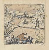 KUBIN Alfred Jäger Und Wilderer KUBIN Alfred Jäger Und Wilderer