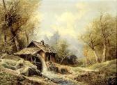KUGLER Josef Altewassermühle In Waldlandschaft KUGLER Josef Altewassermühle In Waldlandschaft