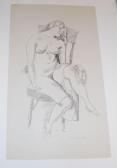KUHN Walt Seated Nude KUHN Walt Seated Nude