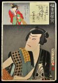 KUNICHIKA Toyohara Three Quarter Length Portrait Of An Actor KUNICHIKA Toyohara Three Quarter Length Portrait Of An Actor