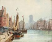 KUWASSEG Charles Euphrasie Hafenansicht Einer Stadt KUWASSEG Charles Euphrasie Hafenansicht Einer Stadt