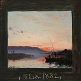 KYHN Vilhelm Peter C. Sunset At The Silkeborg Lakes KYHN Vilhelm Peter C. Sunset At The Silkeborg Lakes