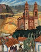 L'ENGLE Lucy Brown View Of Taxco L'ENGLE Lucy Brown View Of Taxco